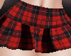 Plaid Red Skirt