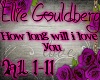 ellie goulberg how long