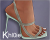 K Mint heels