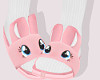 ➧ Pinky Bunny Slippers
