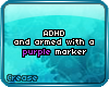 :C: Purple Marker
