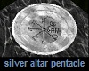 Silver Altar Pentacle