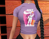 ♥ Purple Swoosh Tee