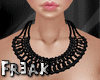 [F] Black Pearl Necklace