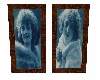 Blue vintage frames