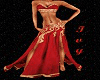 Belly dance outfit-red