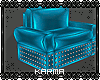 *KC*Studded Chair|Aqua|
