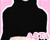 A. Black sweater