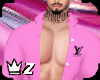 Shirt-Moda pink LV /Z