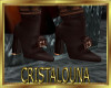 brown lolita boots