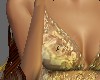 golden flowers gown