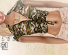 ! Camo Tied Top