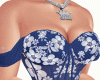 SWETY BLUE GOWN DRESS