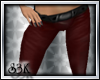 [S3K]LeatherPants Red