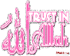 trust in Allah sticker