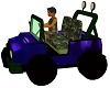 Animated boys car
