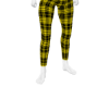 yellow plaid leggings