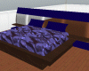 Blue Silk Sheets Bed