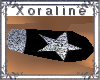 (XL)Black/Silver Stars
