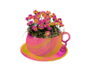 V+ Artsy Flower Teacup 1