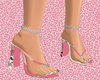 E. Pink Crystal Sandal