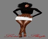 Lore´s White mini Skirt