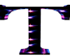 NEON ALPHABET LETTER T