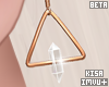 K|Triangle Hoops Gold