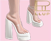 L! Clear White Sandal