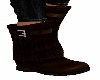 BROWN WOOL BOOTS