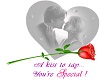special kiss sticker