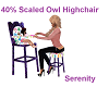 40% Owl Highchair