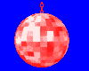 DISCO BALL  RED