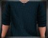 Dark Teal Blue Sweater