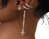 Silver Cross Earrings