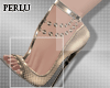 [P]Alba Golden Sandals