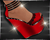 *Party* Wedge Shoes Red