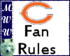 Bears Fan Rules