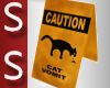 Caution Cat Vomit