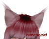 ☆cat ear pink red