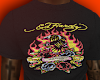 Rhinestone Fire Ed Hardy