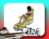 D2k-Poolchair yellow/gre