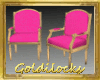 Hot Pink Twin Chairs