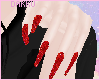 [DP] Red Glitter nails