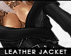 - leather jacket -