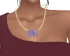purple love necklace