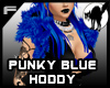 Punky Blue hoody F