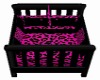 Pink Leopard Print Crib