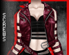 Leather Jacket Red