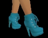 Teal Ankle Boots